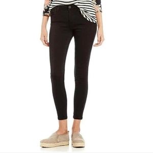 Stitch Fix STS Blue Emma Mid Rise Black Denim Ankle Skinny Jeans Size 31